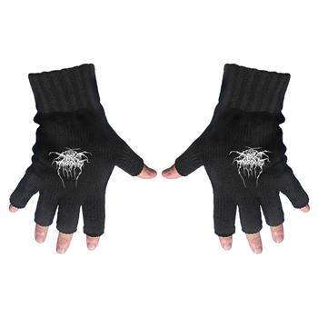 Darkthrone Logo Fingerless Gloves