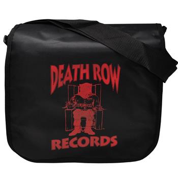 Death Row Records Logo Flap Top Messenger Bag