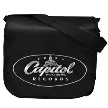 Capitol Records Logo Flap Top Messenger Bag