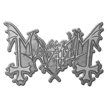 Mayhem Logo Metal Pin