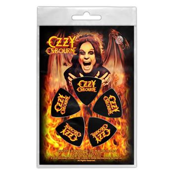 Ozzy Osbourne Logo Tri-Tip Guitar Pick Set