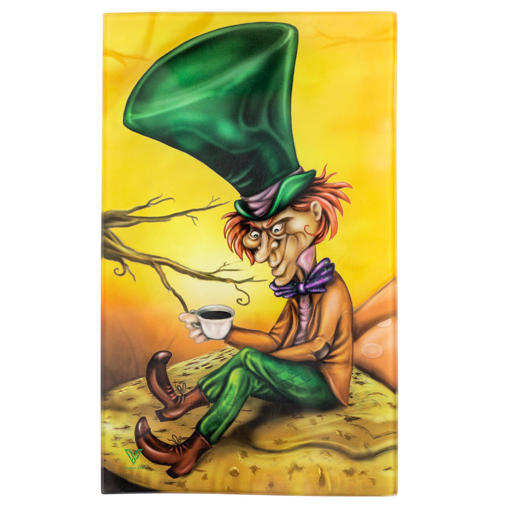 MAD HATTER GLASS TRAY