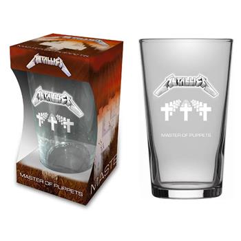 Metallica Master of Puppets Beer Glass