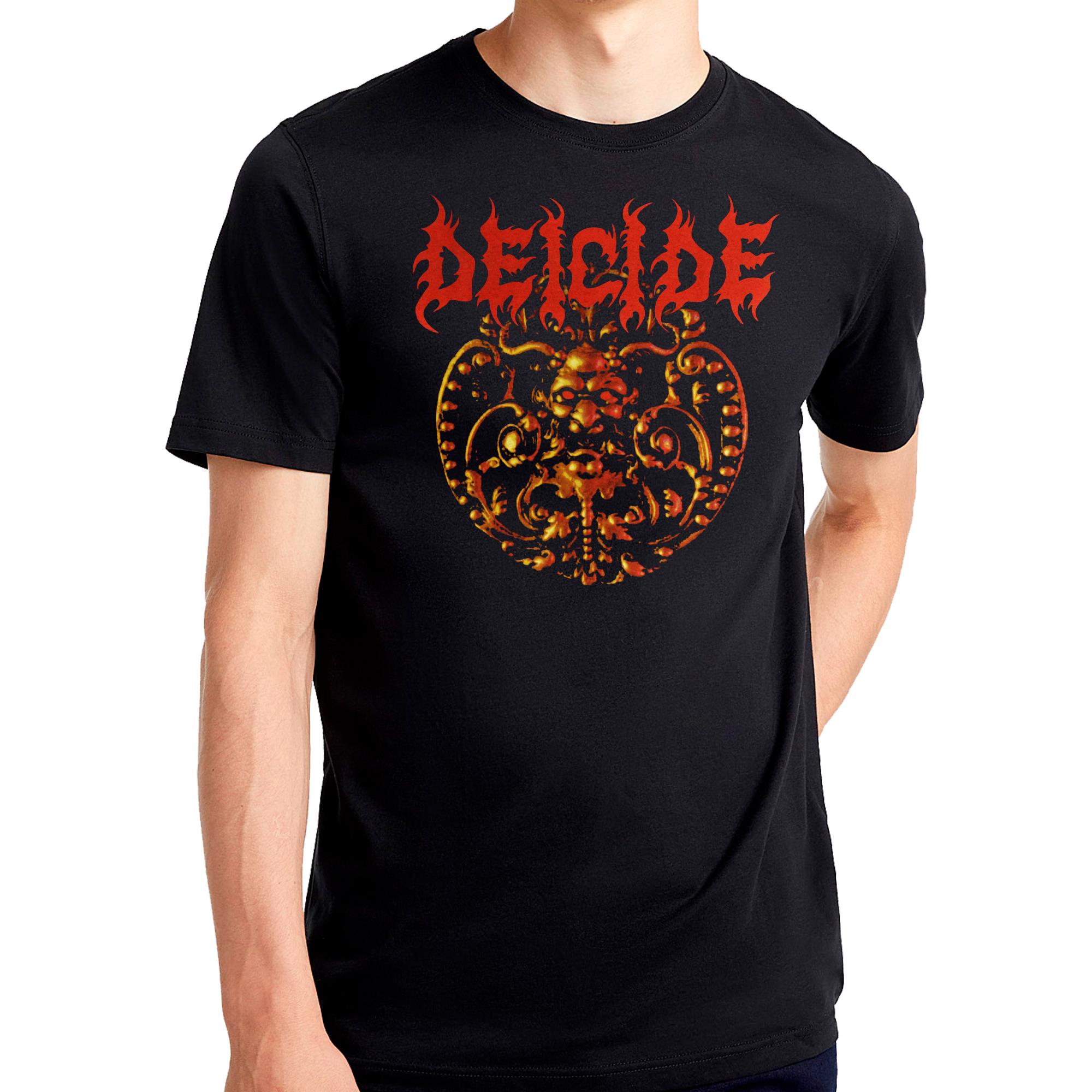 overvældende Slikke skranke Deicide Medallion (Variant) T-Shirt Men | Loudtrax