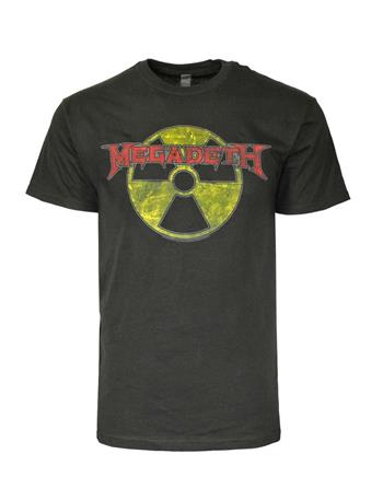 Megadeth Megadeth Radioactive Yellow T-Shirt