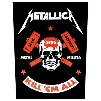 Metallica Metal Militia Backpatch