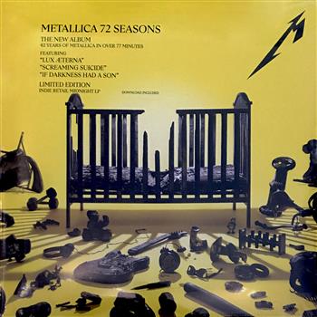Metallica 72 Seasons Vinyl - Limited Edition INDIE RETAIL MIDNIGHT LP