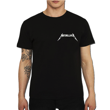 Metallica Pocket Logo Embroidered T-Shirt