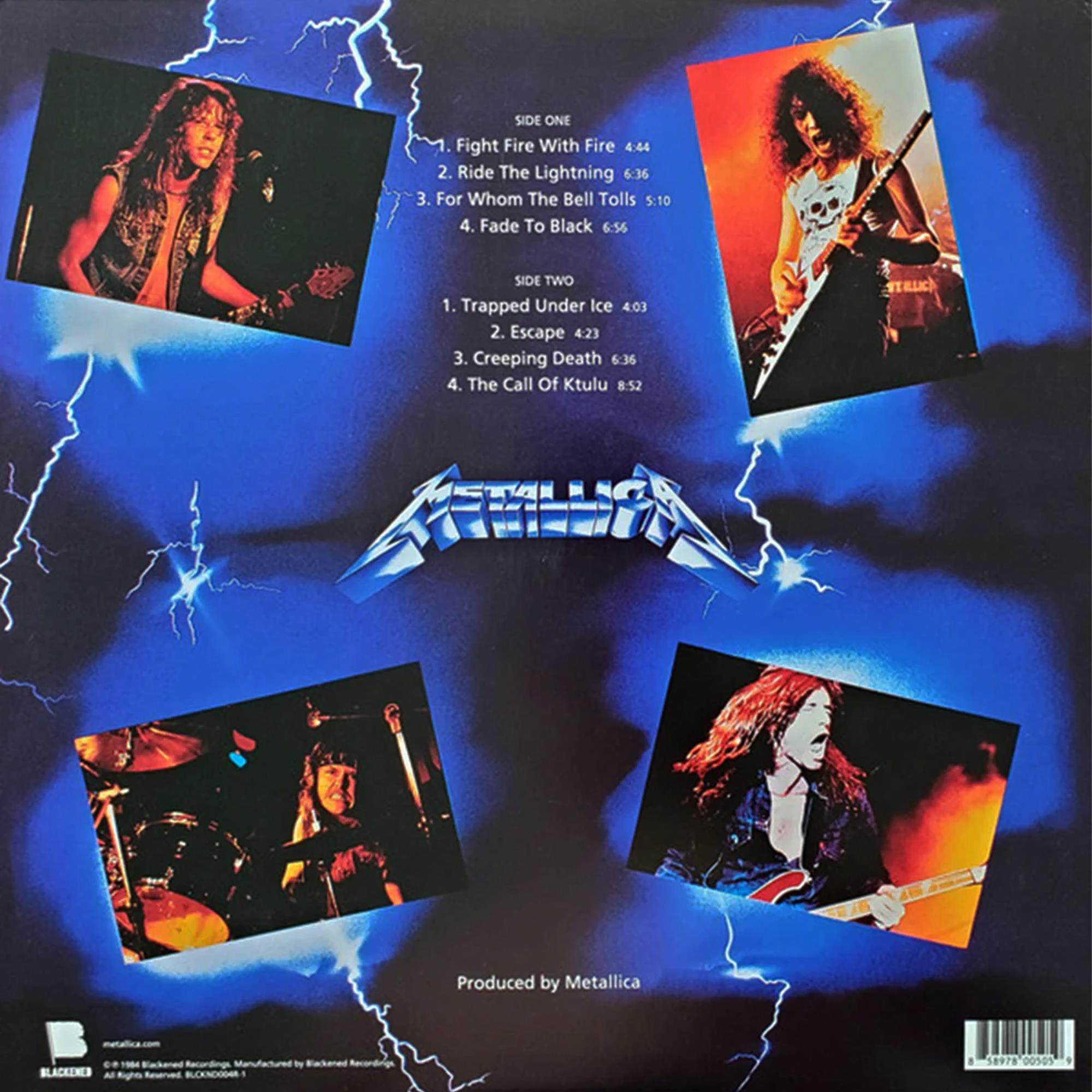 Ride The Lightning Vinyl