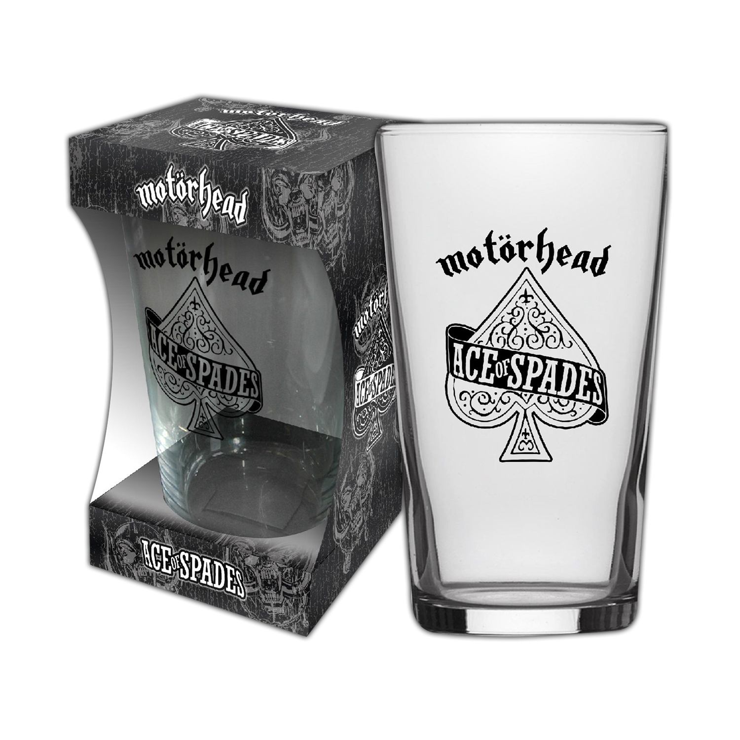 Ace Of Spades Beer Glass