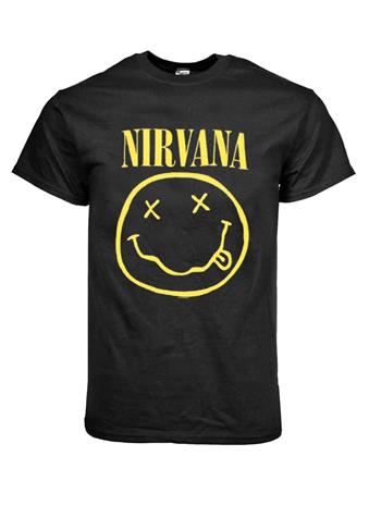 Nirvana Nirvana Smile Front Print T-Shirt