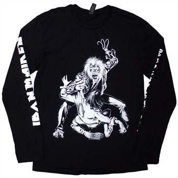 Iron Maiden No Prayer Claw Isolated Long Sleeve Shirt