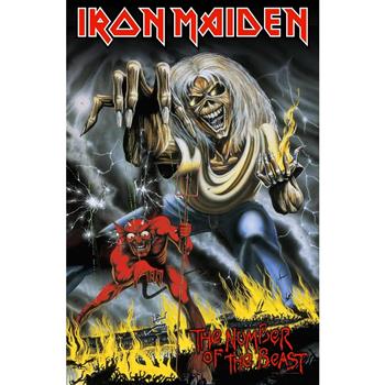 Iron Maiden Number of the Beast Premium Flag