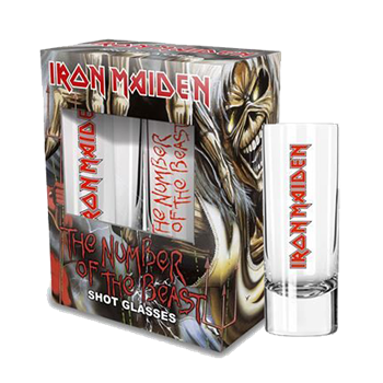 Iron Maiden Number of The Beast Shot Glass Set