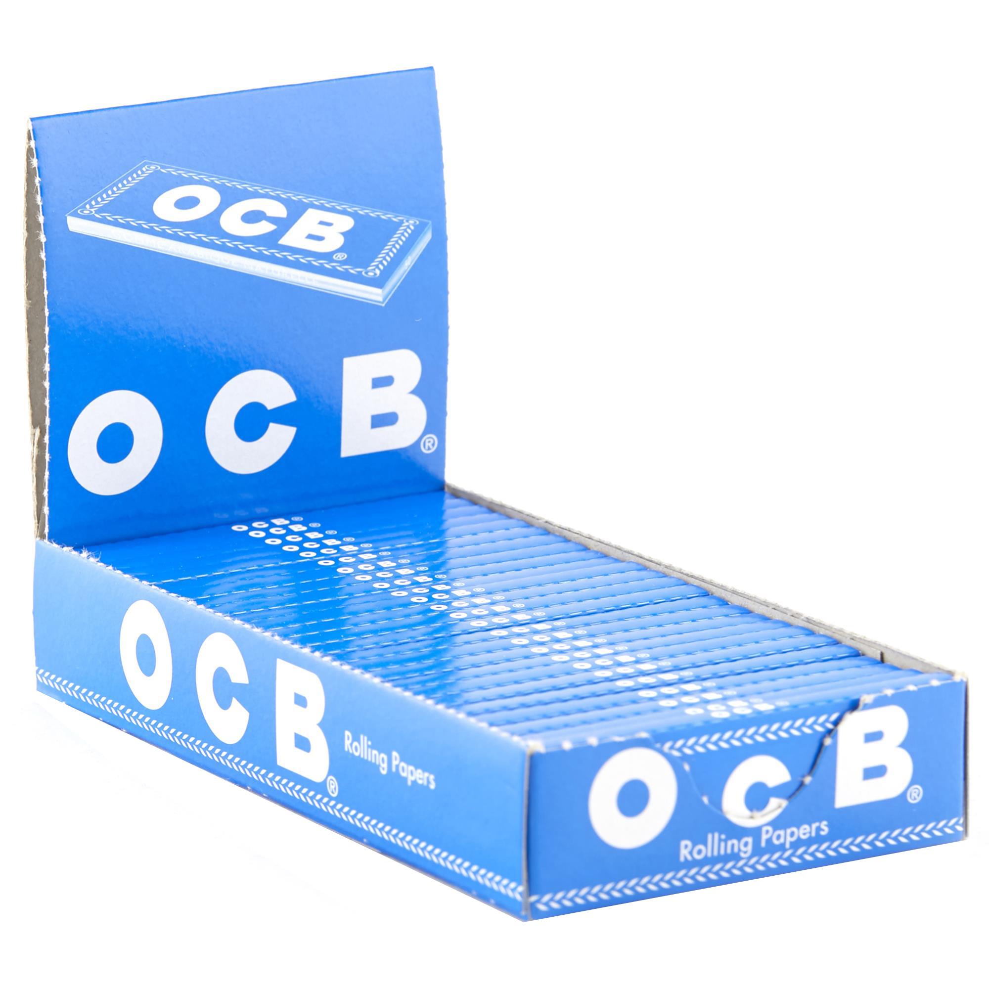 pcs OCB Blue Rolling Papers standard size 50 Sheets/Booklet 1/10/25/50 