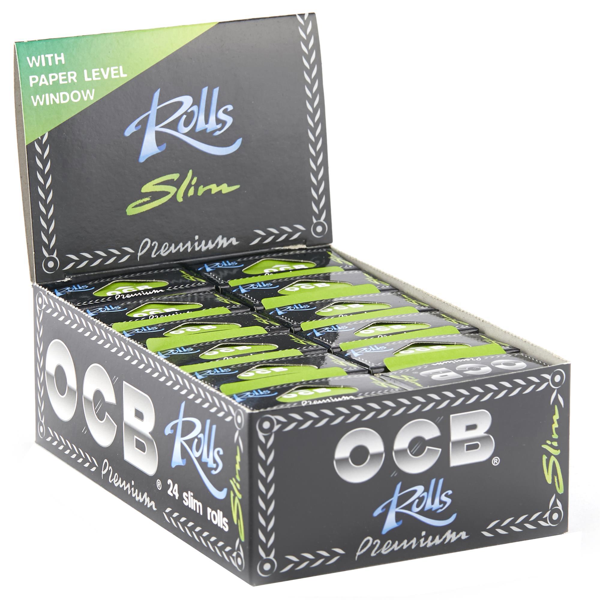 Ocb Premium Black Rolls Slim Rolling Papers & Supplies | GoSensi