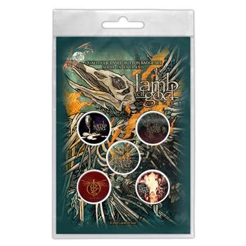 Lamb of God Omens Button Badge Set