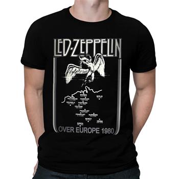 Led Zeppelin Over Europe 1980 T-Shirt