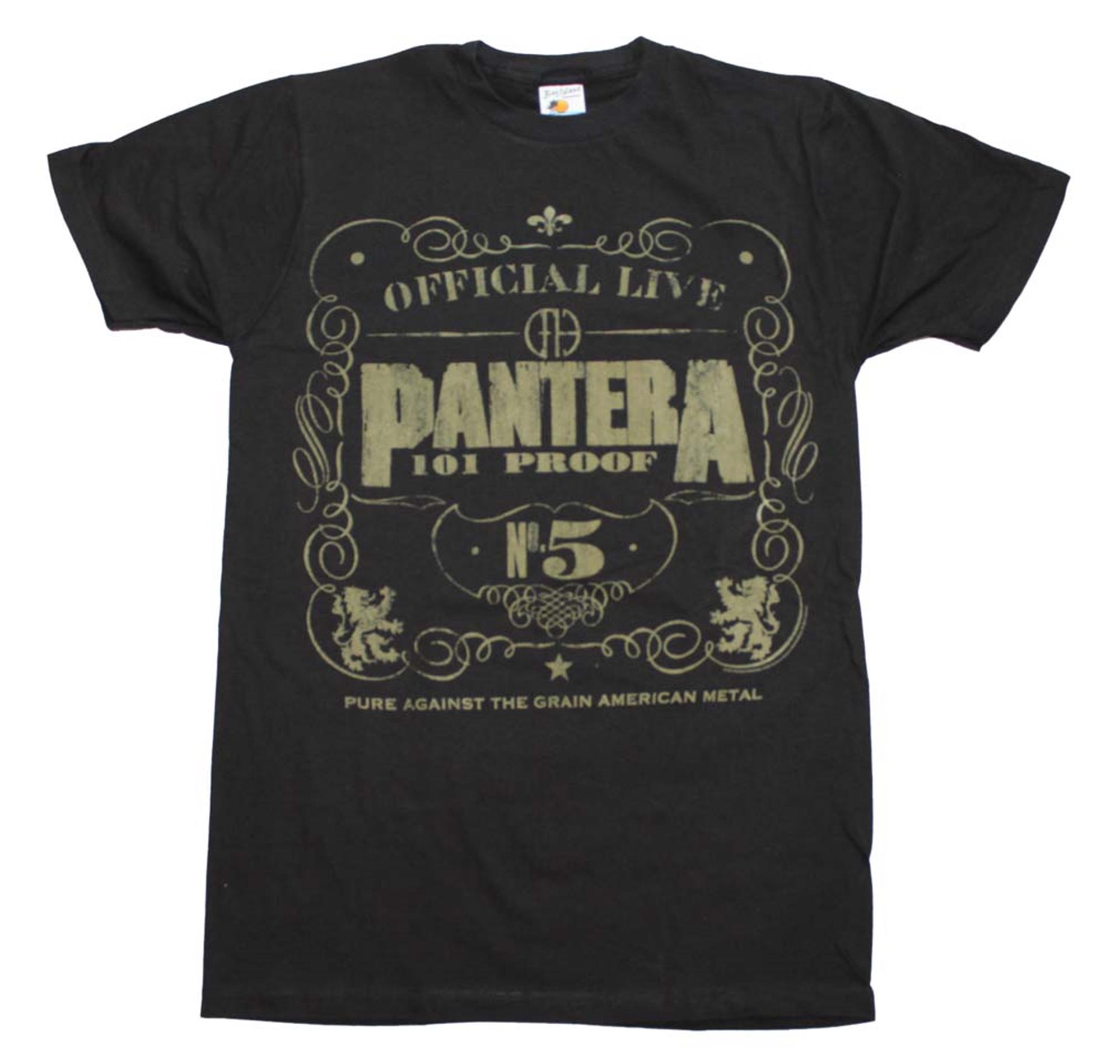 Pantera Pantera 101 Proof 30/1 T-Shirt Men | Loudtrax