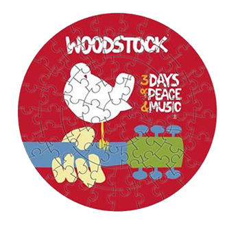 Woodstock Peace & Music Jigsaw Puzzle