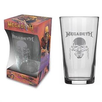 Megadeth Peace Sells Beer Glass