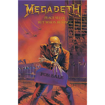 Megadeth Peace Sells Premium Flag