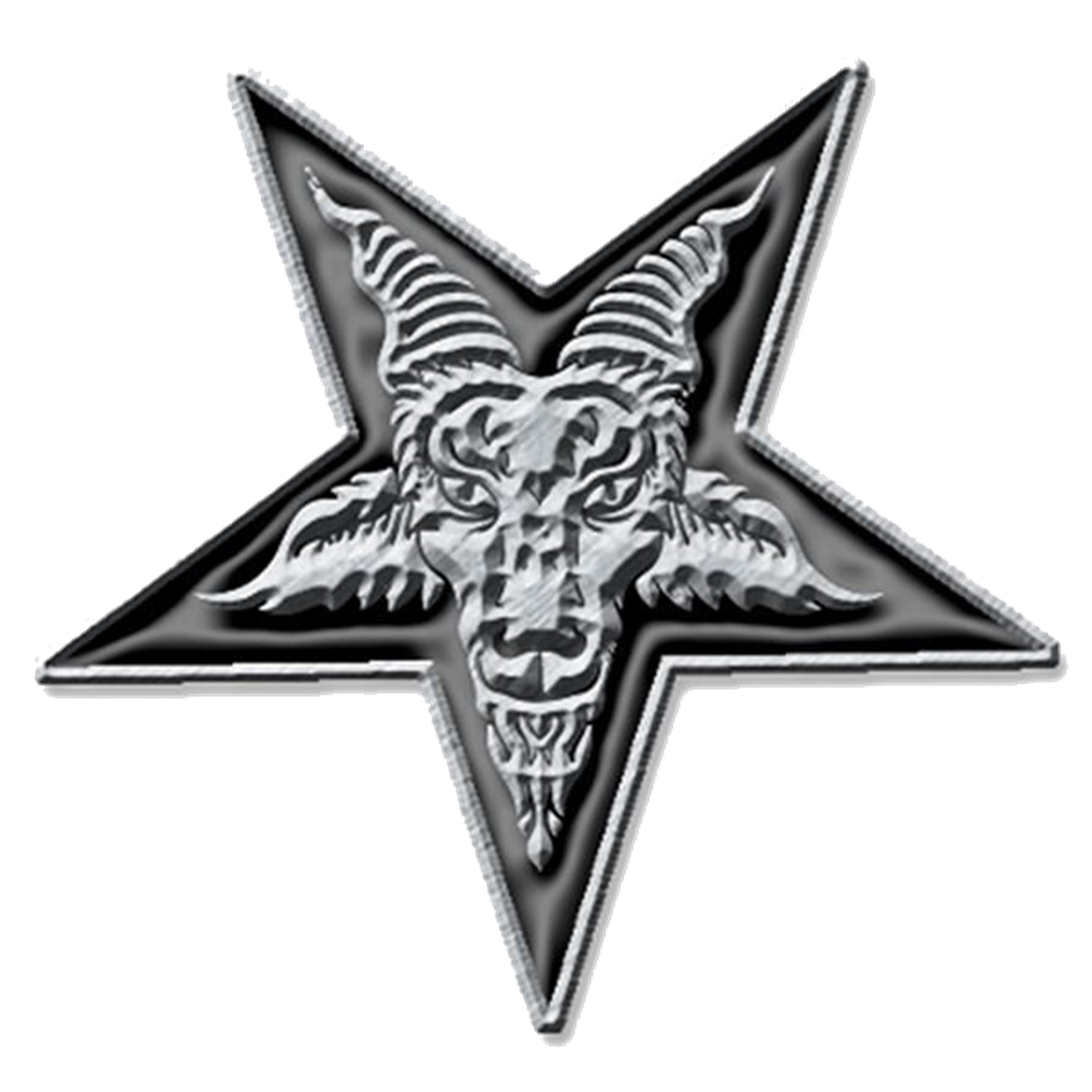 Pentagram Metal Pin