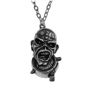 Iron Maiden Piece of Mind Eddie Pendant With Chain