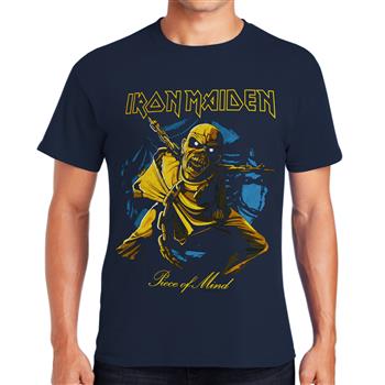 Iron Maiden Piece of Mind Gold Eddie T-Shirt