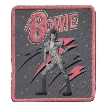 David Bowie Pink Flash Logo Patch