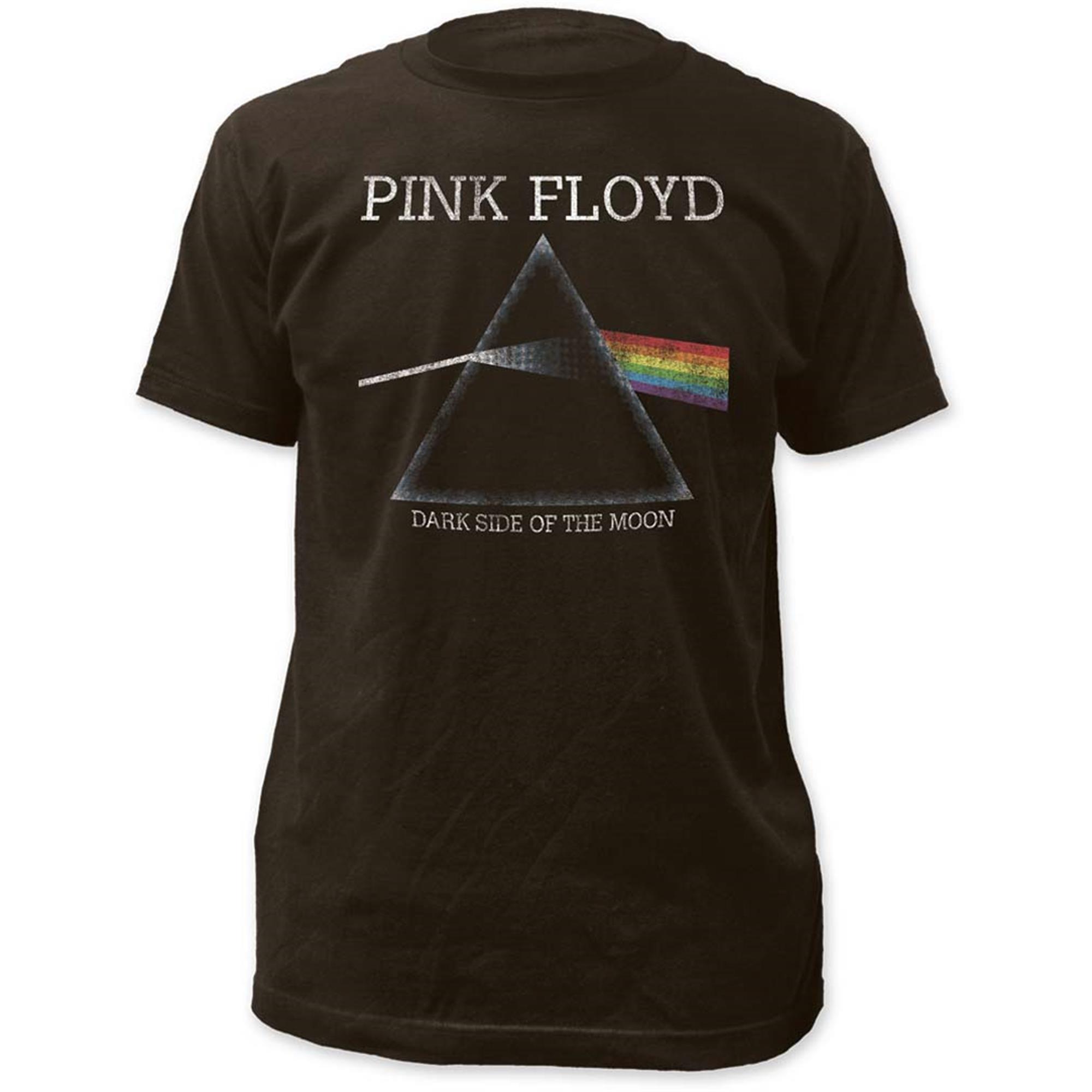 Pink Floyd Dark Side Of The Moon Distressed Fitted T-Shirt