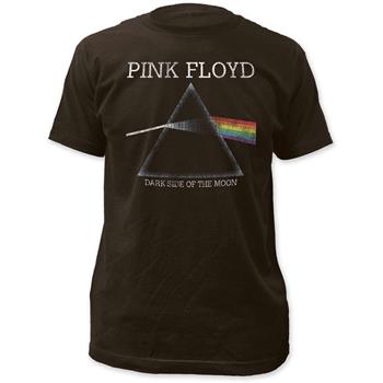 Pink Floyd Pink Floyd Dark Side Of The Moon Distressed Fitted T-Shirt