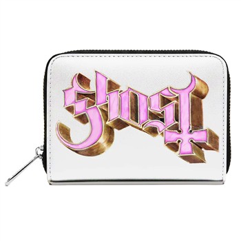 Ghost Pink Logo Women's Bi-Fold Zipped Wallet