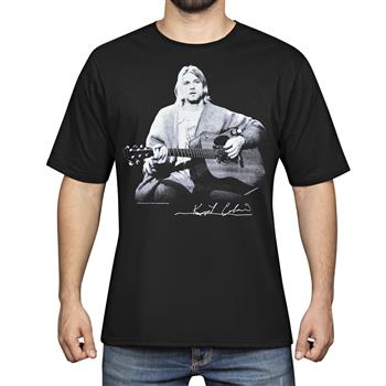 Nirvana / Kurt Cobain Playing Guitar T-Shirt