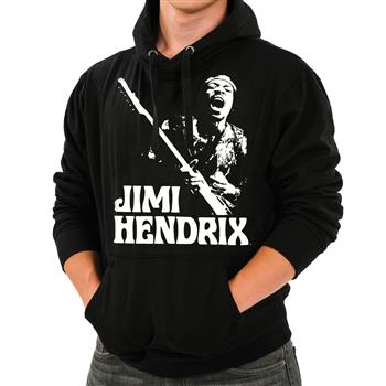 Jimi Hendrix Playing Guitar Hoodie