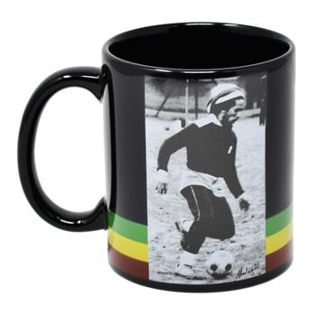 Bob Marley Playing Soccer Mug