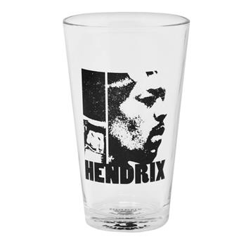 Jimi Hendrix Portrait Beer Glass