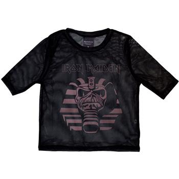Iron Maiden Powerslave Mummy Mesh Crop Top