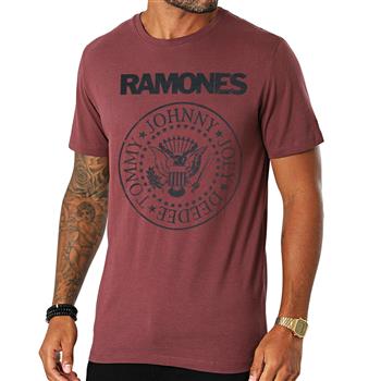 Ramones T Shirt Presidential Seal Green remplir Band Logo new official mens black 