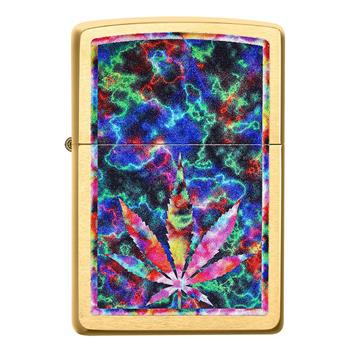  Psychedelic Leaf Zippo