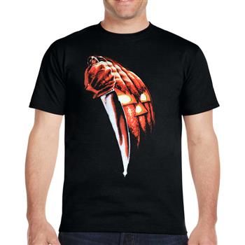 Halloween Pumpkin Knife T-Shirt