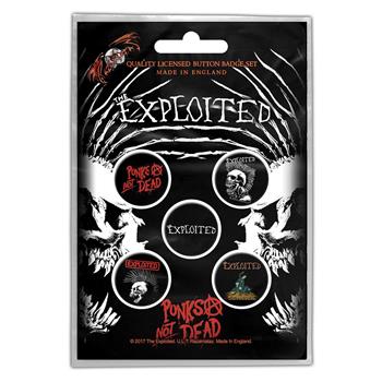 Exploited (The) Punk's Not Dead Button Pin Set