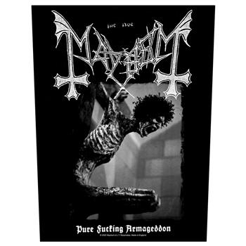 Mayhem Pure Fucking Armageddon Backpatch