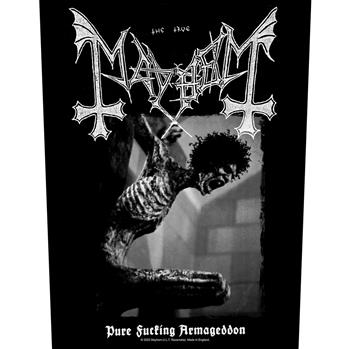 Mayhem Pure Fucking Armageddon Backpatch