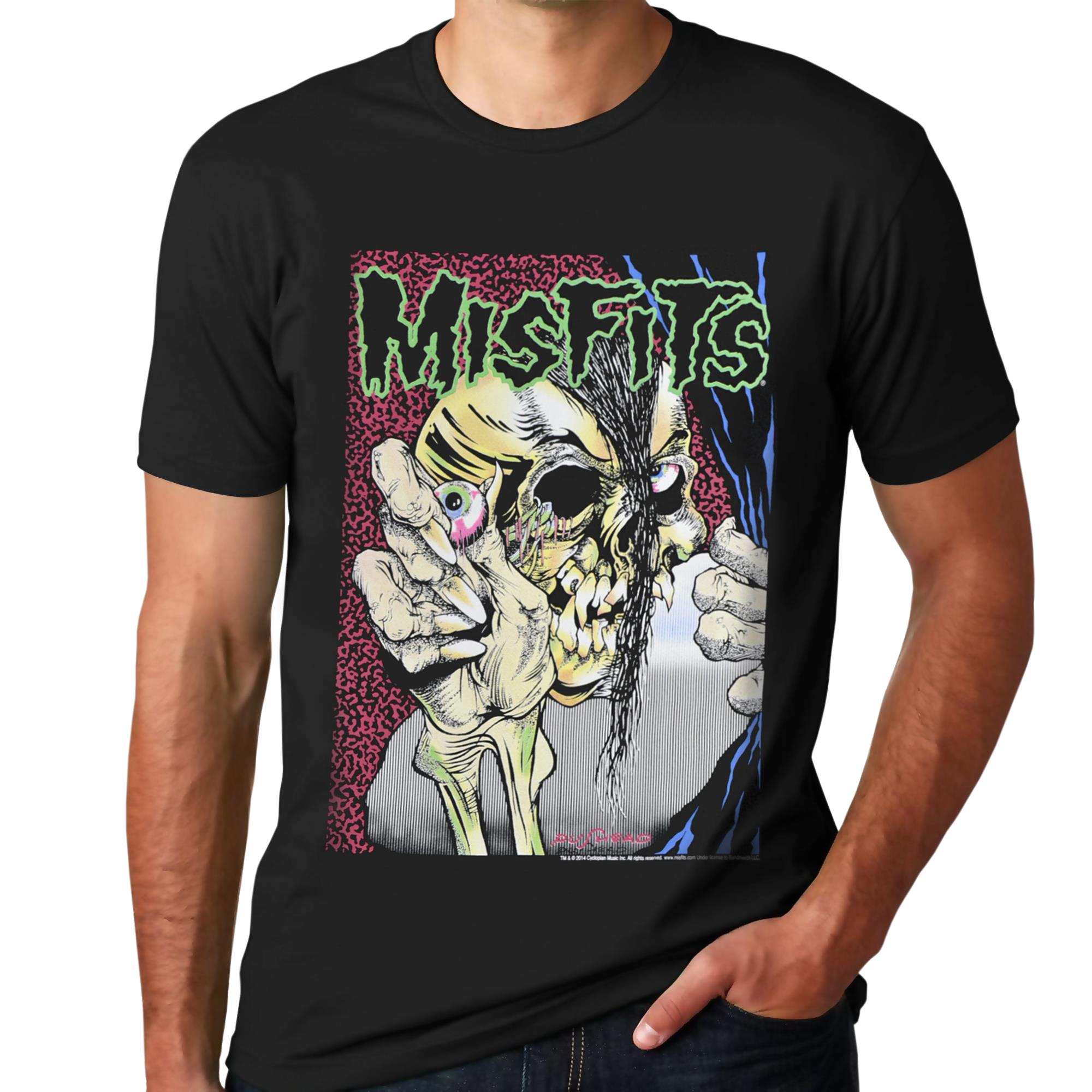 ミスフィッツ mifsits Tシャツ pushead パスヘッド tシャツ-