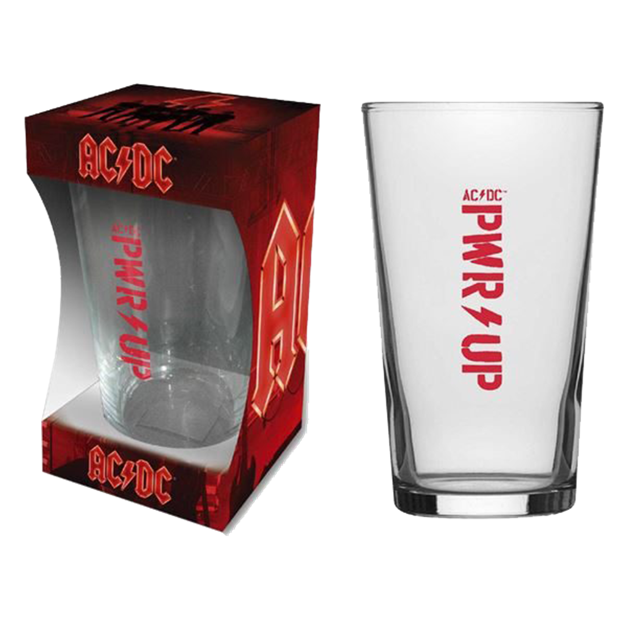 PWR Up Beer Glass