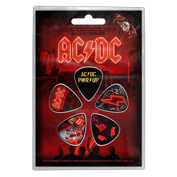AC/DC PWR Up Guitar Pick Set