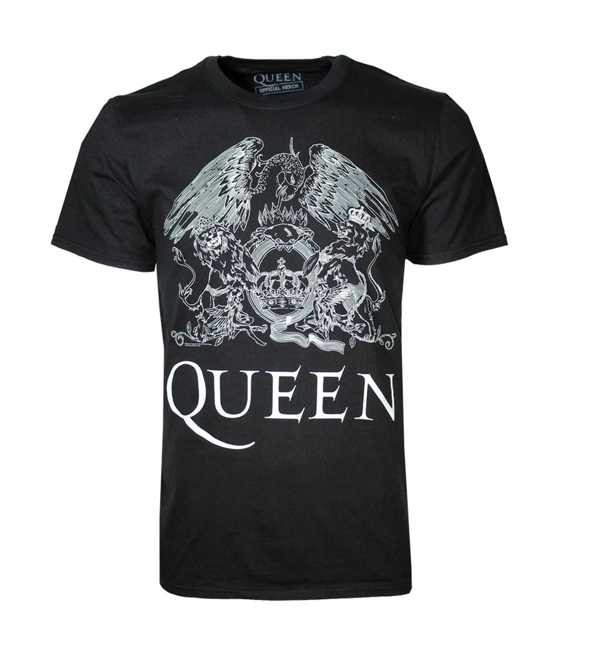 Queen Logo Black T-Shirt