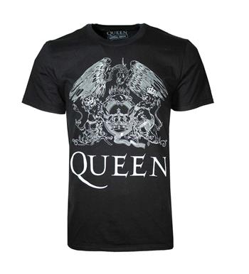Queen Queen Logo Black T-Shirt