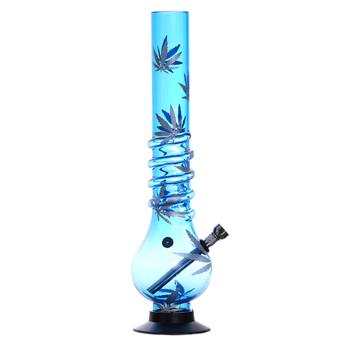  RAIN DROP LEAVES ACRYLIC BONG